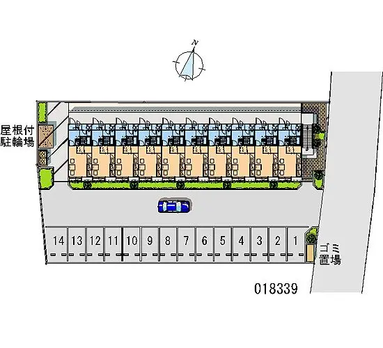 大田原市若草１丁目 月極駐車場